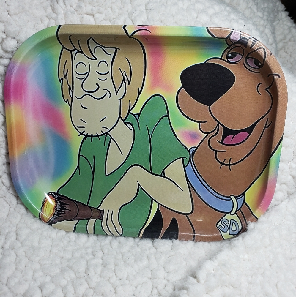 Small Decorative 420 Tray - Shaggy & Scooby
